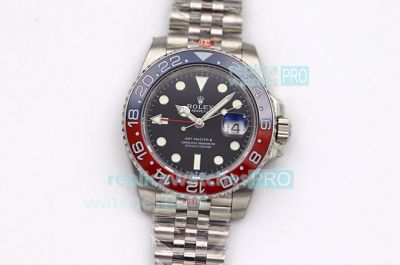 TW Factory Rolex GMT-Master II Pepsi 126710BLRO Replica Jubilee Band Watch 40MM